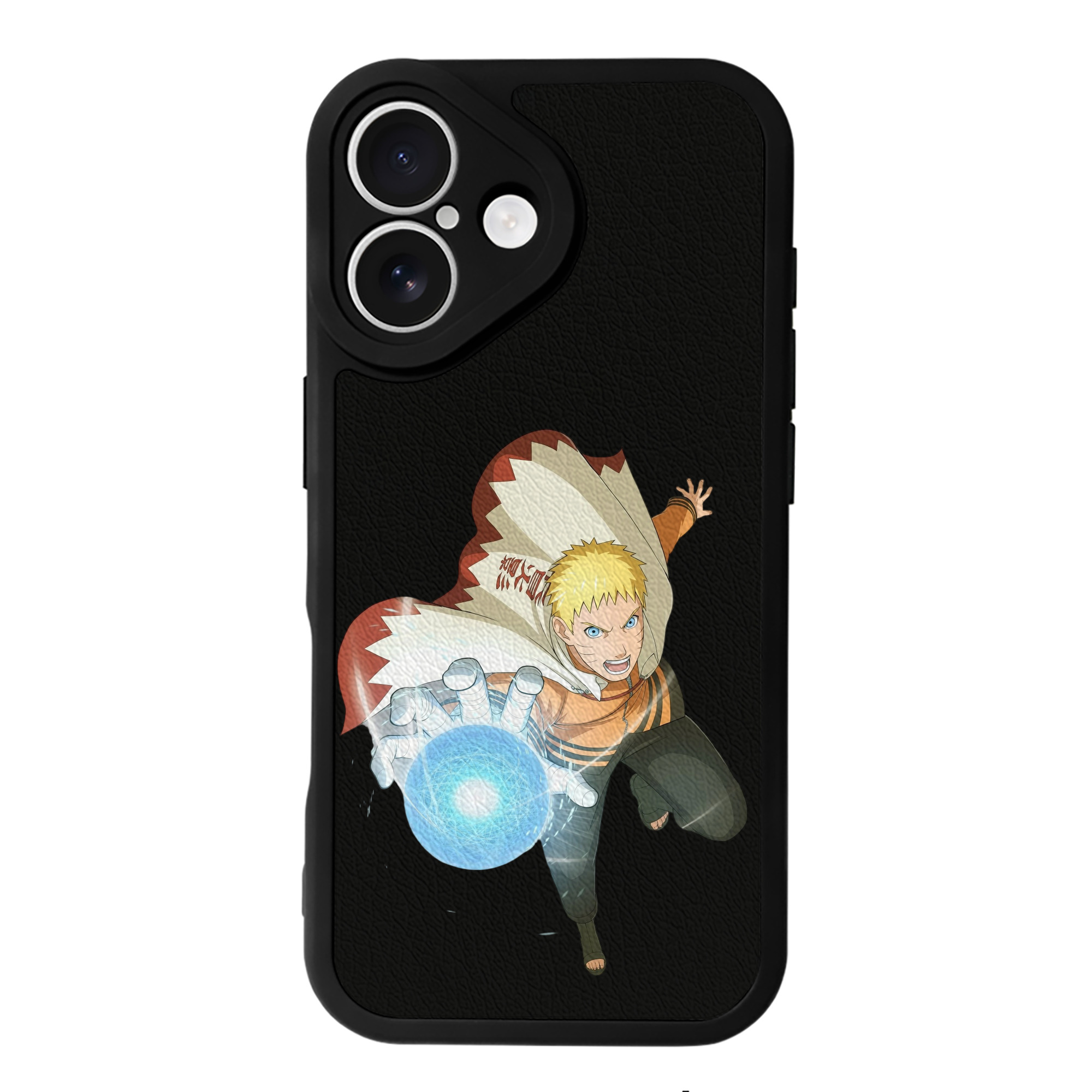 （画像用） NARUTO -ナルト- うずまき ナルト Uzumaki Naruto 【iPhone 16シリーズ対応】シリコンスマホケース（レザー調） 材質：シリコン